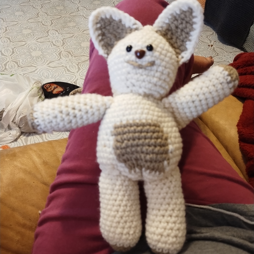 Handmade Crochet Travel companion Emotional support therapy stuffed animal